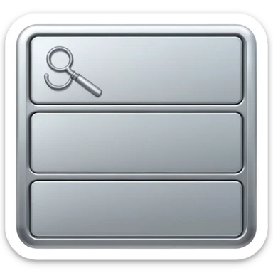 a search bar on a keyboard sticker