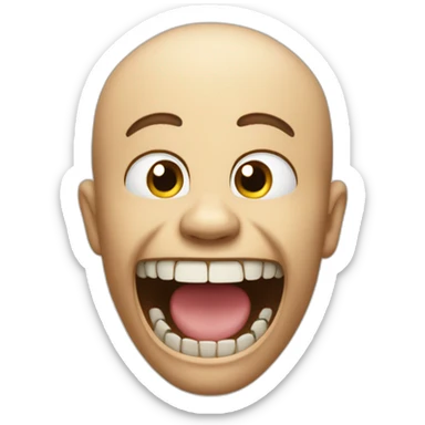 mewing (jaw exersize)  sticker