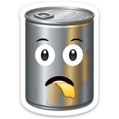 
expressionless tincan sticker