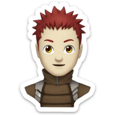 Gaara de naruto sticker