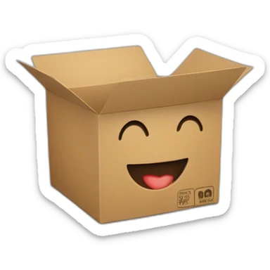 Un carnard dans une boite sticker