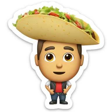 tacos de papa enrollados sticker