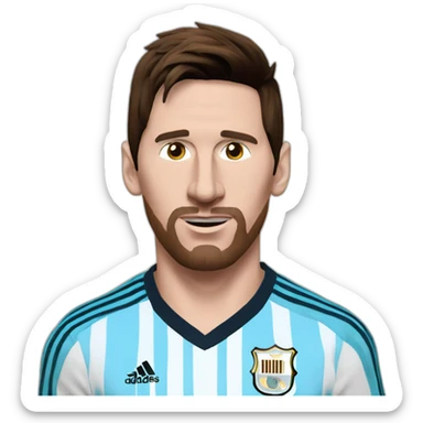 Lionel Messi argentina sticker