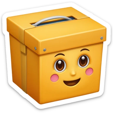 box for creativity sticker