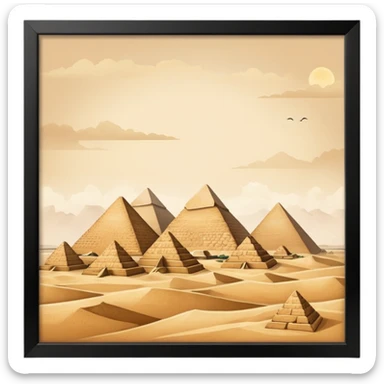 pyramids of giza sticker