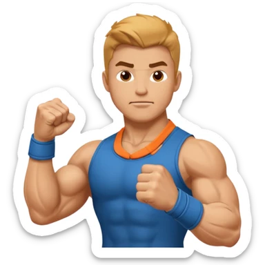 Mark from "G-force" doing fist pump. sticker