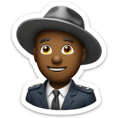 Chat avec un chapeau  sticker