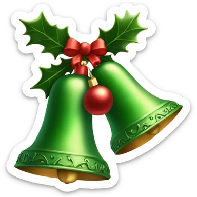 Christmas bells sticker