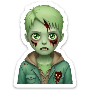 cute zombie sticker