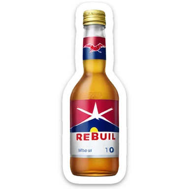 Vodka redbull drink  sticker