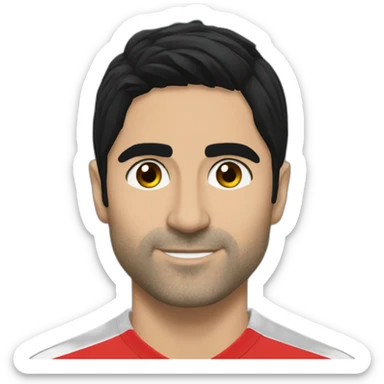 mikel arteta sticker