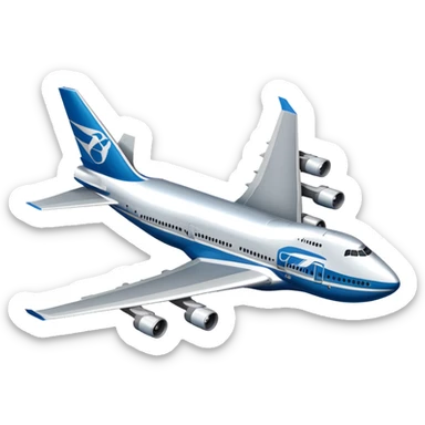 Boeing 747-400 sticker