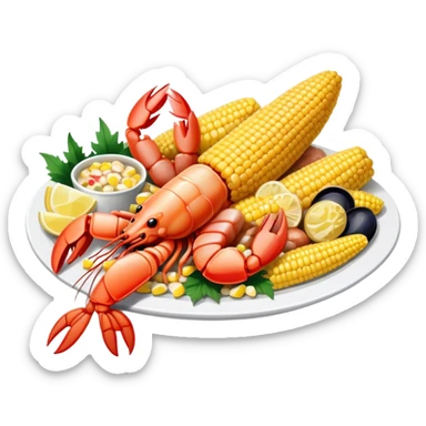 seafood boil sticker