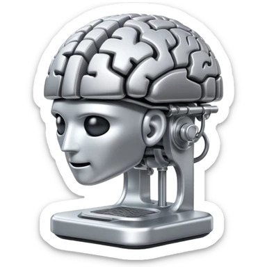 Blender brain sticker