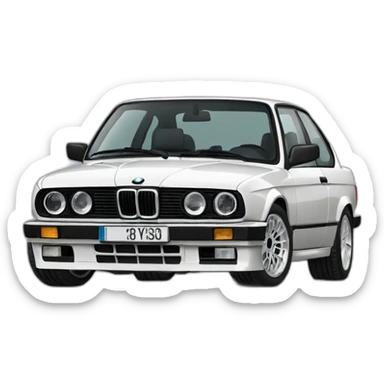 bmw e30 sticker