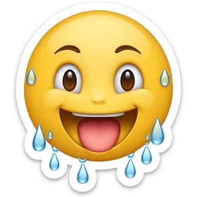 Spit take emoji sticker