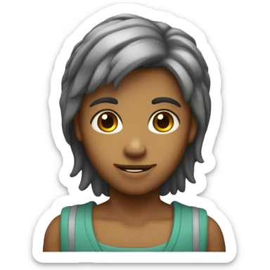 Tall boy short girl sticker