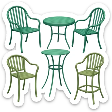 garden furniture sticker