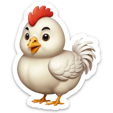 Chicken sticker
