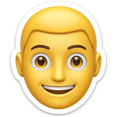 Flash man emoji sticker