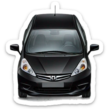 2013 black honda jazz sticker