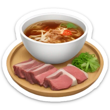 pho with beef sticker