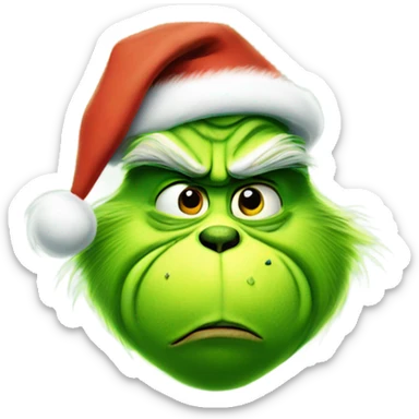 Grinch sticker