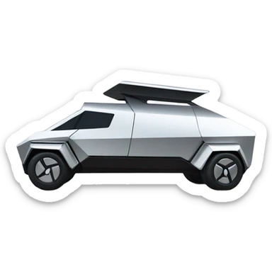Cyber truck Tesla sticker
