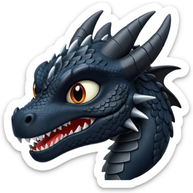 Un dragón furia nocturna sticker