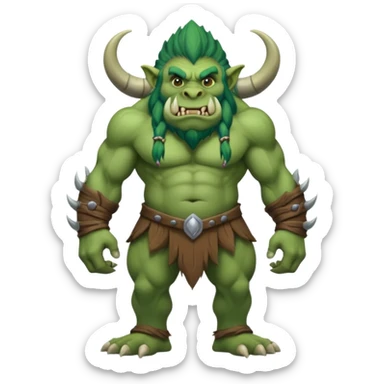 Troll full body sticker