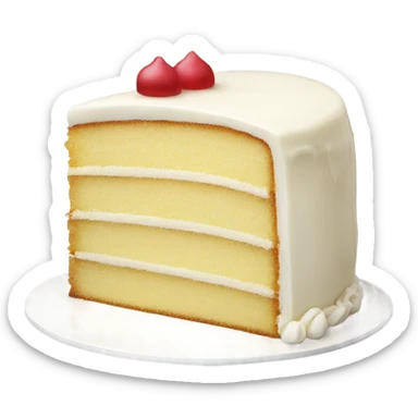 vanilla cake sticker