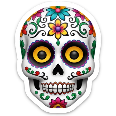Day of the dead sticker