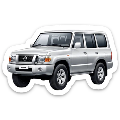 Nissan Patrol - Nissan (Model Year: 2022) (Iconic colour: Silver) sticker