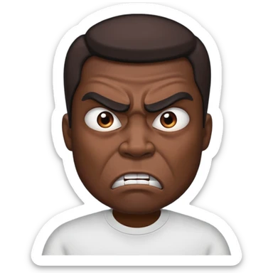 Angry arrogant is tired of idiots powerful being or engity sticker