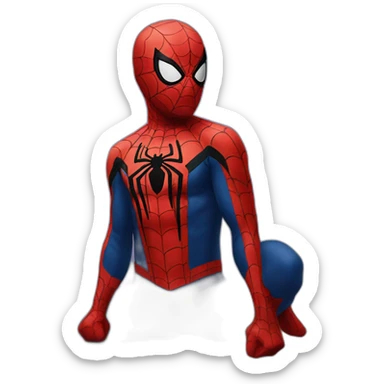 Spider-man costume carnage sticker