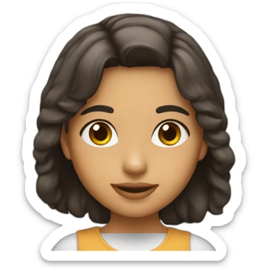 cute latina girl sticker