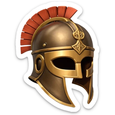 Roman Gladiator hat sticker