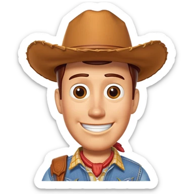 Woody cowboy from Toy Story sticker