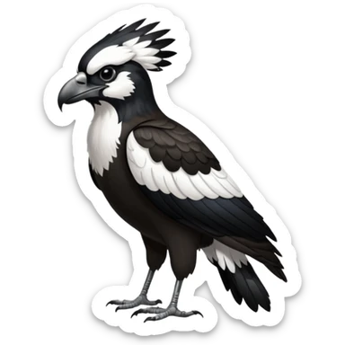 Collingwood magpie standing on wext coast eagle sticker