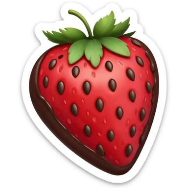 Chocolate covered strawberries  sticker