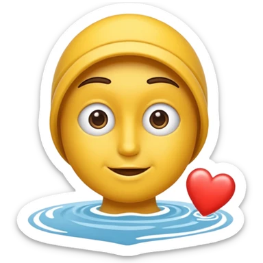 Сердце бирюзовое в звездочку sticker