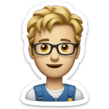 Simon the IT Tester sticker