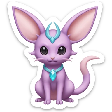 Espeon-Amaura-Minccino-Delcatty-Pachirisu-fusion sticker