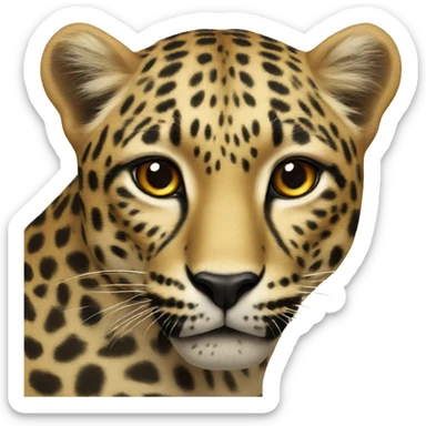 Leopard sticker