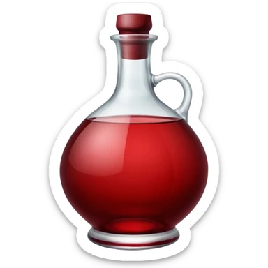 demijohn of wine sticker