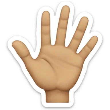The Arabic hand gesture of “Khod” sticker