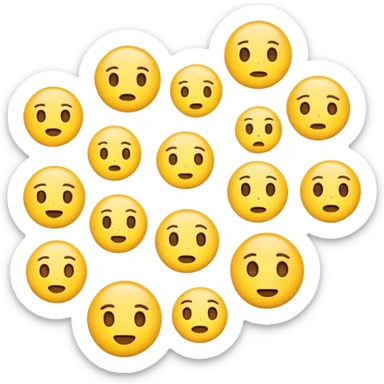 Emojis qui regarde de travers sticker