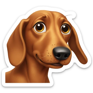 Wiener dog  sticker