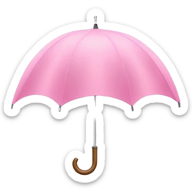 Babypink umbrella sticker