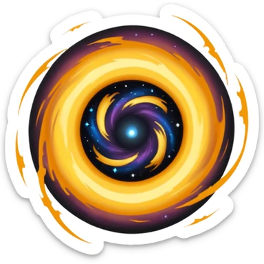 black hole sticker